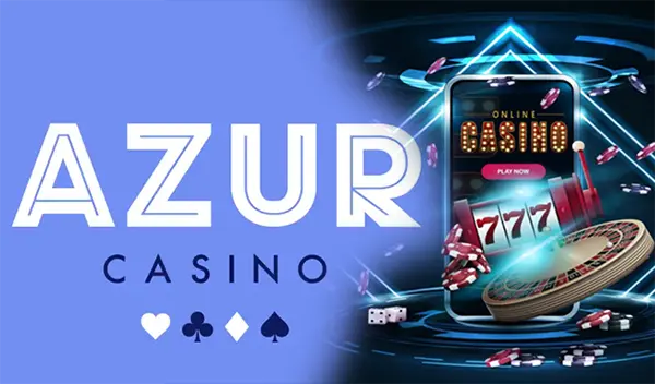 Interface mobile d'Azur Casino affichant un jeu de machine à sous